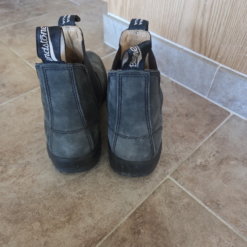 Blundstone Men's Black Chelsea Boot - Classic Slip-On Work & Casual Womens Sz 8